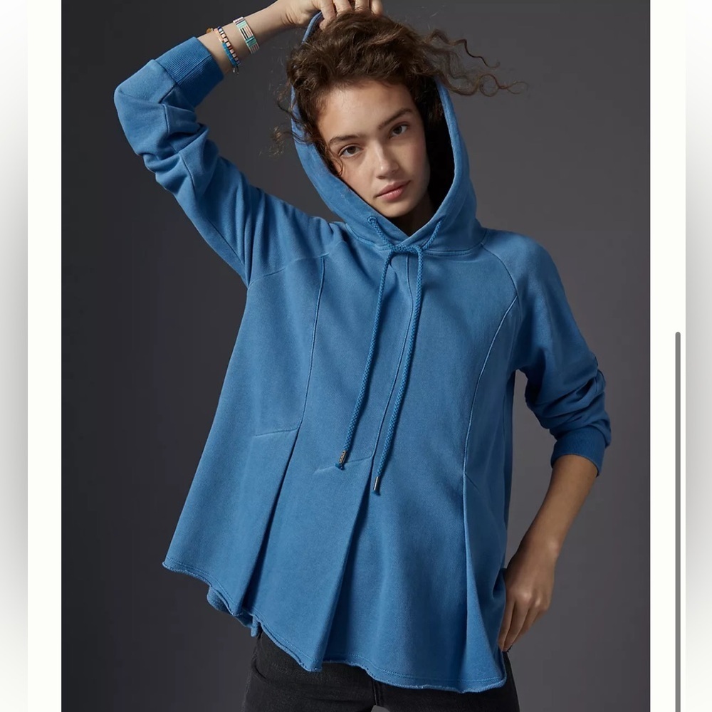 Pilcro & The Letterpress Anthropologie Flynn Hoodie Sweatshirt